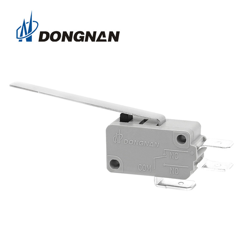 東南廠家供卷發(fā)器/冷風機/電動工具微動開關(guān) 常開常閉/長手柄微動開關(guān)