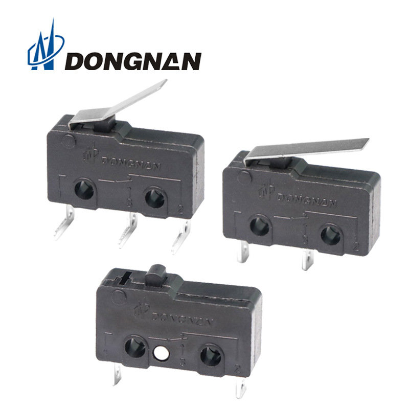 DONGNAN東南微動開關(guān) KW4A型微動開關(guān) 5A電流吸塵器設備微動開關(guān)