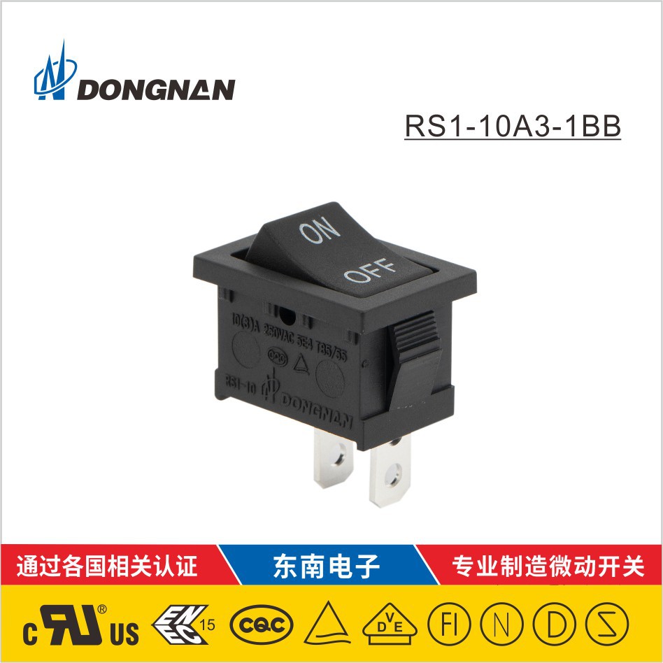 DONGNAN微動(dòng)開(kāi)關(guān) RS1-10A3-1BB 飲水機(jī)咖啡機(jī)等開(kāi)關(guān)